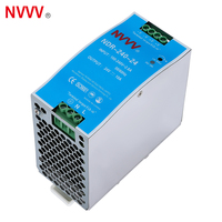 NDR-240-24 sans entrée PFC 200-240VDC AC DC Alimentation industrielle sur rail DIN 240W 24V 10A prix usine de haute qualité