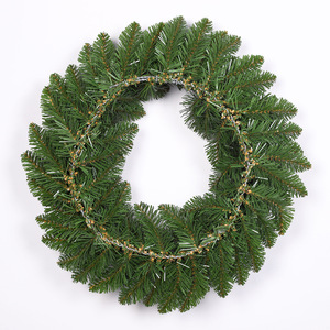 Guirlande de Noël artificielle en rotin vert de 30/40/50/60 cm pour décoration murale extérieure et intérieure - Product Image 5