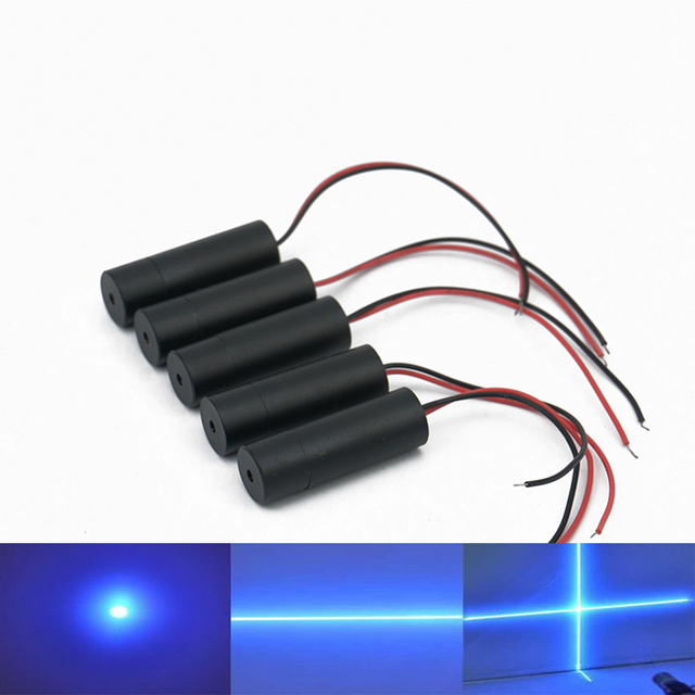 Laser Module Diode 1mW 5mW 405nm 450nm 488nm Blue Laser Diode Pointer