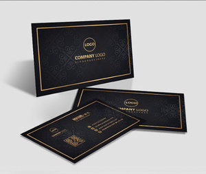 Cartes de vœux promotionnelles personnalisées avec logo imprimé en couleur, design élégant, impression numérique sur carton, gaufrage, faible MOQ - Product Image 3