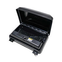 Boîte de rangement latérale noire brillante compatible avec LR Defender 110 90 130 2020-2026