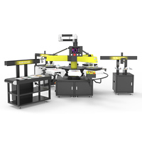 Presse à chaud carrousel industrielle SUBLISTAR à 8 stations, ligne de production de transfert DTF entièrement automatisée pour l'impression en gros de t-shirts