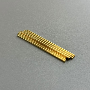 Tubos de Cobre Microcapilares con Recubrimiento de Oro/Plata para Refrigeración de Precisión, Tubería de Cobre de Pequeña Tolerancia - Product Image 1