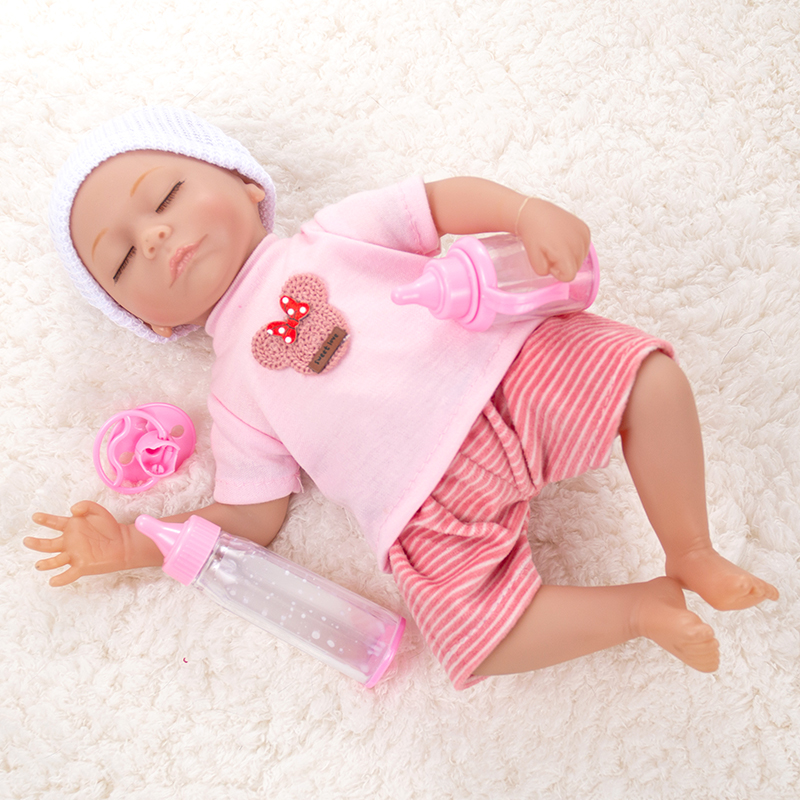 Заводская игрушка OEM, игрушка, 14 дюймов, новорожденный малыш для комплектов, Реалистичная мягкая живая кукла на продажу