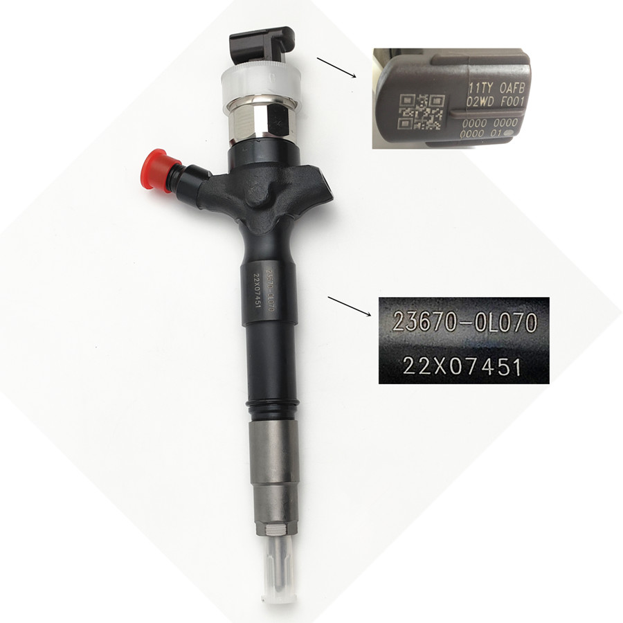 Diesel Injector 23670-09360 23670-0L070 Common Rail Injetor 095000-8740 095000-8530 for TOYOTA Hilux 2KD