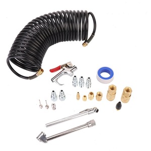 Nouvel ensemble de 20 pièces de pistolets souffleurs pneumatiques à connexion rapide, série 1/4 NPT, kit de tubes pour automatisation industrielle - Product Image 4