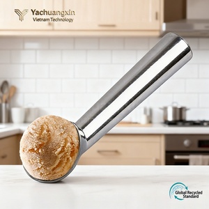 Cuillère à glace en acier inoxydable, vaisselle moderne pour le camping et la maison - Product Image 5