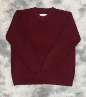 2026 Neuer Einfarbiger Rundhals-Pullover aus Locker Gestrickter Baumwolle Modischer Langarm-Pullover für Männer und Frauen Schlicht Vielseitig