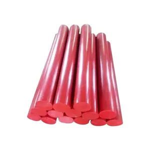 Colorful Uhmwpe Engineering Plastic Rod High Density Polyethylene Round Rod Natural Plastic Uhmwpe Solid Round Bar