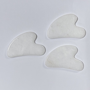 หินคริสตัลสำหรับนวดหน้าหยกหยกขาว - Product Image 5