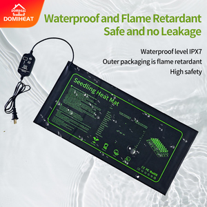 Suministros de jardín multifuncionales Almohadilla de calefacción Termostato ajustable Control de temperatura automático para calentamiento de plántulas 52*50cm - Product Image 2