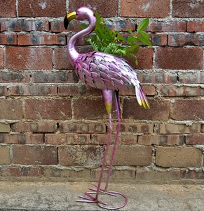 Kim loại thiên nga ngoài trời trang trí sân vườn trồng hoa Dễ Thương Động Vật Chậu - Product Image 5