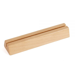 Supports de photos et numéros en bois de chêne, porte-cartes de visite en bois en gros - Product Image 2