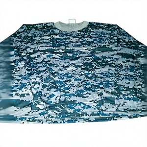 security Camouflage Breathable Men's Training T-<b>Shirt</b> Quick Dry Stretch Fabric for training tactical ISO valid manufacturer - Product Image 1