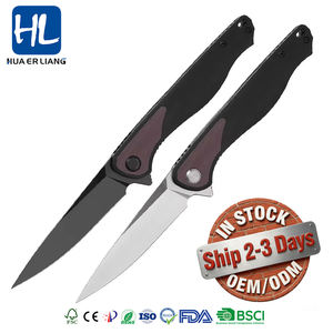 <span class=keywords><strong>Cuchillo</strong></span> Plegable de Acero D2 de Alta Calidad HL, Mango de Acero <span class=keywords><strong>G2</strong></span>, Ligero y Duradero para Aventuras al Aire Libre - Product Image 1