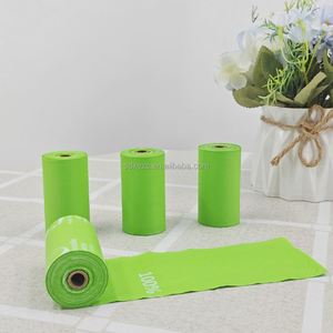 Sacs à déjections pour animaux de compagnie biodégradables et compostables en amidon de maïs, parfum lavande, personnalisables, verts et vierges - Product Image 4