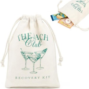 Nouveau sac cadeau en coton recyclable imprimé par transfert thermique avec cordon de serrage pour autocollants de fête, bougies et rangement de bijoux, idéal pour l'exportation transfrontalière - Product Image 2