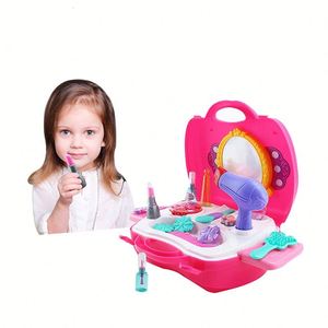 Set Gioco Trucco per Bambine, Cosmetici Finti, Giocattoli di Bellezza e <span class=keywords><strong>Parrucchiere</strong></span> per lo Sviluppo della Creatività - Product Image 4