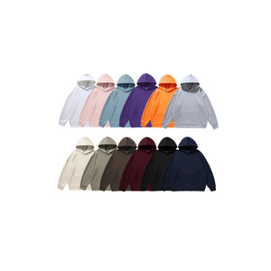 High Quality Heavyweight Unisex Print Logo Hoodies Custom <b>Men's</b> Oversized Hoodies Cotton Fleece Pocket Hoodies for <b>Men</b> - Product Image 4