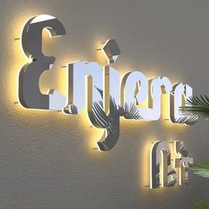 لوحة لافتات بإضاءة خلفية من الأكريليك ، متجر أعمال ، تخصيص علامات إضاءة ليد - Product Image 6