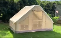 Tente de Camping gonflable, étanche à l'eau et à l'air avec pompe, grande tente de Camping respirante pour 4 à 6 personnes