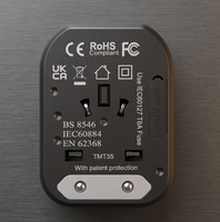 Adaptador de Viaje USB-C PD de 35W con Doble Puerto USB, Plegable, con Enchufes EU, UK y US para Uso Mundial