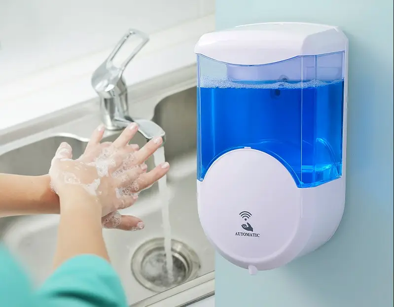 Soap Dispenser Touchless Automatic Foaming Soap Dispenser Infrared Motion Sensor Dish Hands-free Auto Soap Dispenser For Kitchen Bathroom