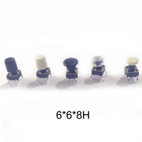 Étanche 6x6 à travers le trou Type interrupteur tactile Dip SMD interrupteur tactile c ap illuminé Led Micro interrupteur bouton poussoir