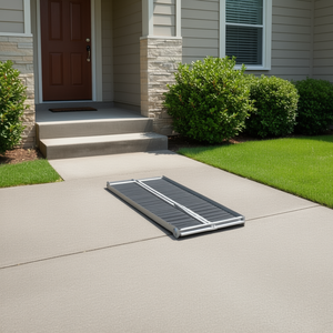 Rampa portatile da 6 piedi per soglie, pieghevole, con superficie moquette, per l'accesso con sedia a rotelle, per uso domestico - Product Image 2