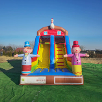 Toboggan aquatique gonflable pour parcs d'aventure sportifs ou divertissements en plein air, certifié CE, capacité de 500 à 1000 kg