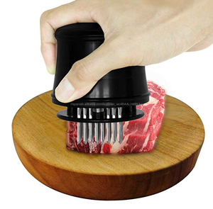 Venta al por mayor profesional hoja Cuber ablandadores de carne 56 cuchillas agujas ablandador de carne con cepillo - Product Image 6