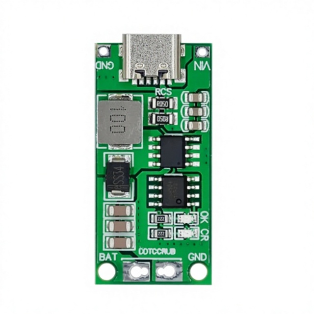 2-4 Strings Lithium-ion Battery Charger Protection Board with Type-C USB Boost Charging DC3-5V
