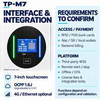 Chargeur de véhicule électrique extérieur TPSON TP-M7, sur pied, 120/160/180/240 kW, OCPP1.6J, protection électrique complète