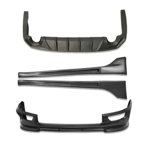 Kits de Corpo do carro lábio Frontal Difusor Traseiro lábio saias laterais Para mitsubishi lancer 2009-2012 ABS Material Exterior Peças Fábrica Direto