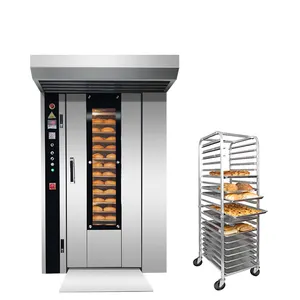 16 64 32 트레이 전기 베이커리 베이킹 사용 토스트 빵 기계 디젤 및 가스 로터리 랙 오븐 가격 베이커리 잠비아 호주