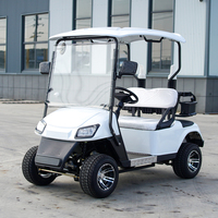 Voiturette de golf électrique tout-terrain 2 places, batterie lithium 48V, couleur personnalisée, directement de l'usine