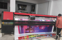 Mimage-impresora solvente grande konica 512i, máquina de impresión de banner flexible, 3,2 m, 10 pies