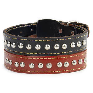 Colliers pour animaux de compagnie rembourrés souples en cuir Collier pour animaux de compagnie de luxe et confortable Collier pour animaux de compagnie à sublimation - Product Image 5