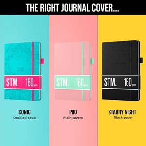 Cuaderno Espiral con Puntos B5 de STM, Papel Grueso Antidesgarro de 160 g/m², 150 Páginas, Apertura Plana, Cubierta de Cuero Vegano, Ideal para Regalo - Product Image 2