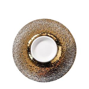 צרפתית רטרו קלאסי שולחן סט כלי שולחן ורוד דפוס פרחוני מודפס ארוחת ערב חתונה - Product Image 5