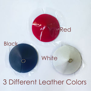 Couvre-seins <span class=keywords><strong>en</strong></span> silicone <span class=keywords><strong>collant</strong></span> PU adhésif réutilisable pour mamelons <span class=keywords><strong>en</strong></span> cuir noir - Product Image 2