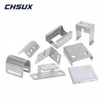 Pièces en tôle d'acier inoxydable/aluminium découpées au laser sur mesure, fabrication par pliage CNC, composants métalliques de précision OEM CHSUX