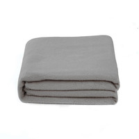 Couverture de secours en polaire vert militaire couleur unie anti-boulochage couverture polaire d'urgence couverture extérieure