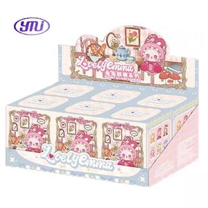 Authentique belle <span class=keywords><strong>Emma</strong></span> Bunny Alliance série boîtes aveugles Kawaii vinyle visage peluche porte-clés poupées décoratives cadeau décorations pour la maison - Product Image 1