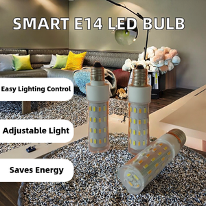 נורת לד חכמה של טויה <span class=keywords><strong>WiFi</strong></span> <span class=keywords><strong>E14</strong></span> ניתנת לעמעום 2700K-6500K AC220V CRI80 אורך חיים 20000 שעות לשימוש בשוק - Product Image 2