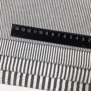 Tissu Seersucker Rayé Léger 100% Coton Personnalisable pour Femmes, Garçons <span class=keywords><strong>et</strong></span> Filles - Respirant <span class=keywords><strong>et</strong></span> Infroissable - Product Image 5