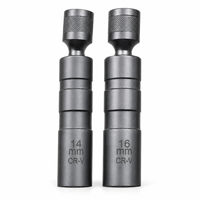 Jeu de douilles à bougies d'allumage 12 points 14 mm 16 mm CR-V, outil pour réparation automobile (2 pièces)