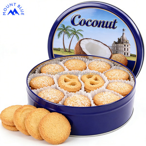 Livraison <span class=keywords><strong>Rapide</strong></span> - Biscuits Comestibles de Qualité - Keks - Biscoito - Emballage en Boîte - Délicieux - Personnalisation - Biscuits à la Noix de Coco - Product Image 1