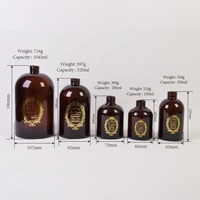 Ensemble cadeau diffuseur de parfum à bâtonnets en verre de luxe personnalisé de 200 ml, couleur Bourgogne, flacon vide pour huiles essentielles