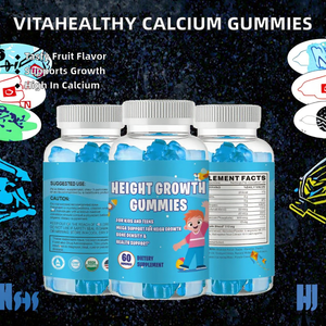 Integratore Alimentare per Adulti, Caramelle Gommose al Calcio Gusto Latte, Protezione della Salute, 60 Pezzi, OEM ODM, 2 Caramelle/Giorno, Durata 24 Mesi - Product Image 3